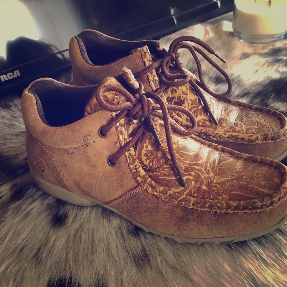 Roper tooled shoes